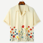 Floral Summer Collar Shirt - Benson & Clark