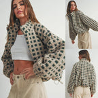 Ravena Check Fleece Jacket