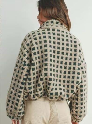 Ravena Check Fleece Jacket