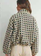 Ravena Check Fleece Jacket