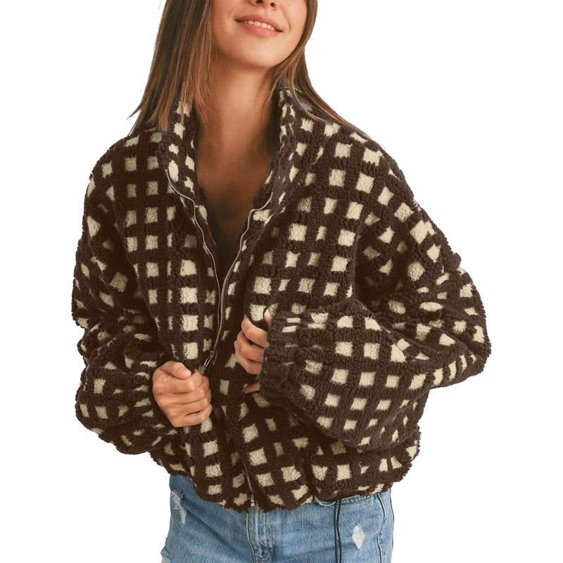 Ravena Check Fleece Jacket